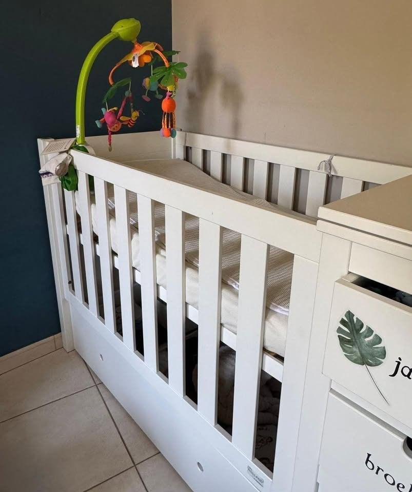 Gezellig Babybedje, Hoogslaper of Stapelbed, 70 tot 85 cm, Ophalen of Verzenden, Zo goed als nieuw