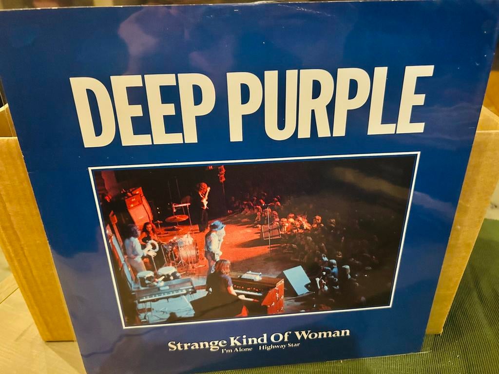 Deep Purple : Strange Kind of Woman 45T, Ophalen of Verzenden, Zo goed als nieuw