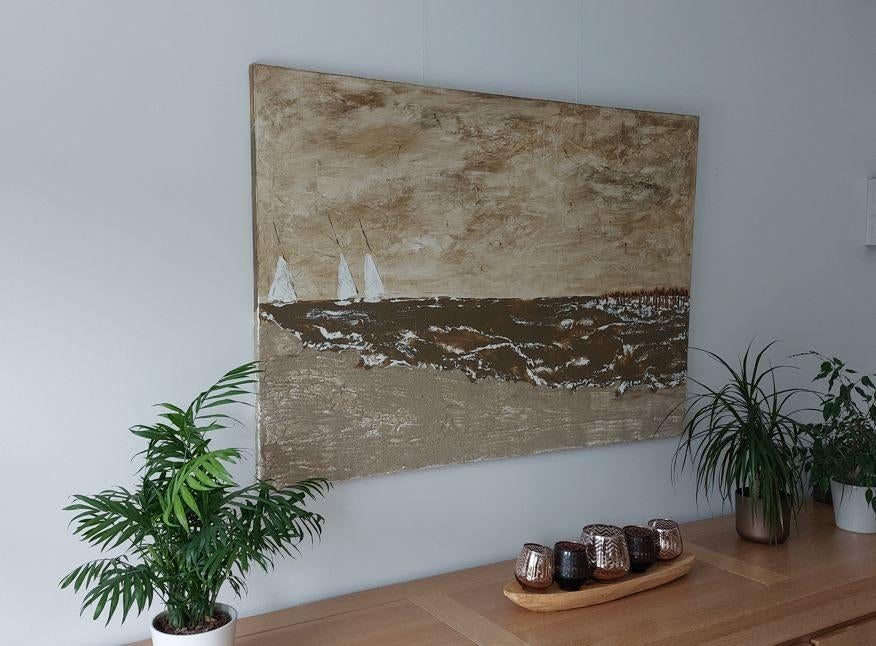 schilderij, Antiek en Kunst, Kunst | Schilderijen | Modern, Ophalen