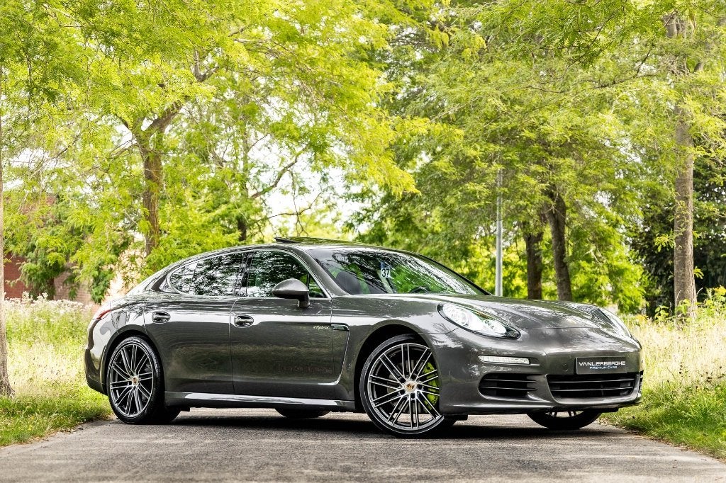 Porsche Panamera S e-Hybrid * Opendak * Luchtvering * Navi *, Cuir, Argent ou Gris, Euro 6, Entreprise