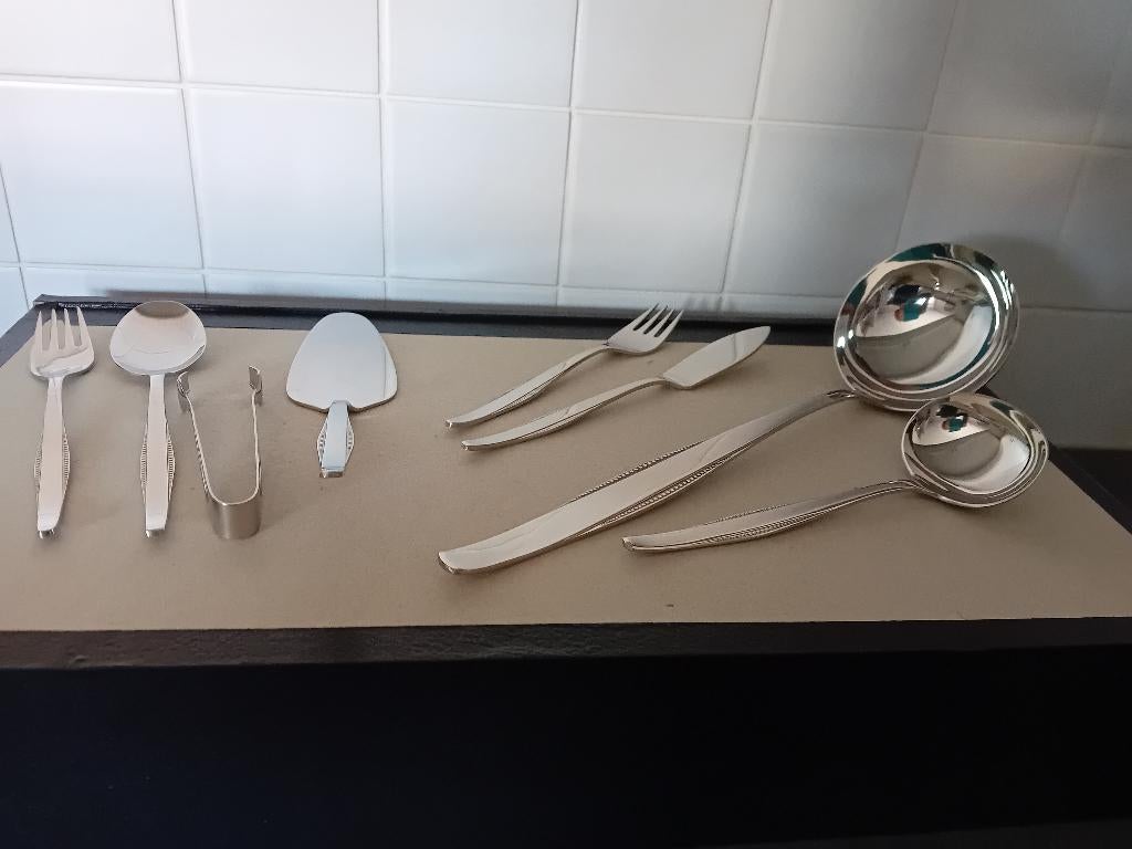 Bestek, Huis en Inrichting, Keuken | Bestek, Ophalen, Zo goed als nieuw, Bestekset, Inox of Chroom