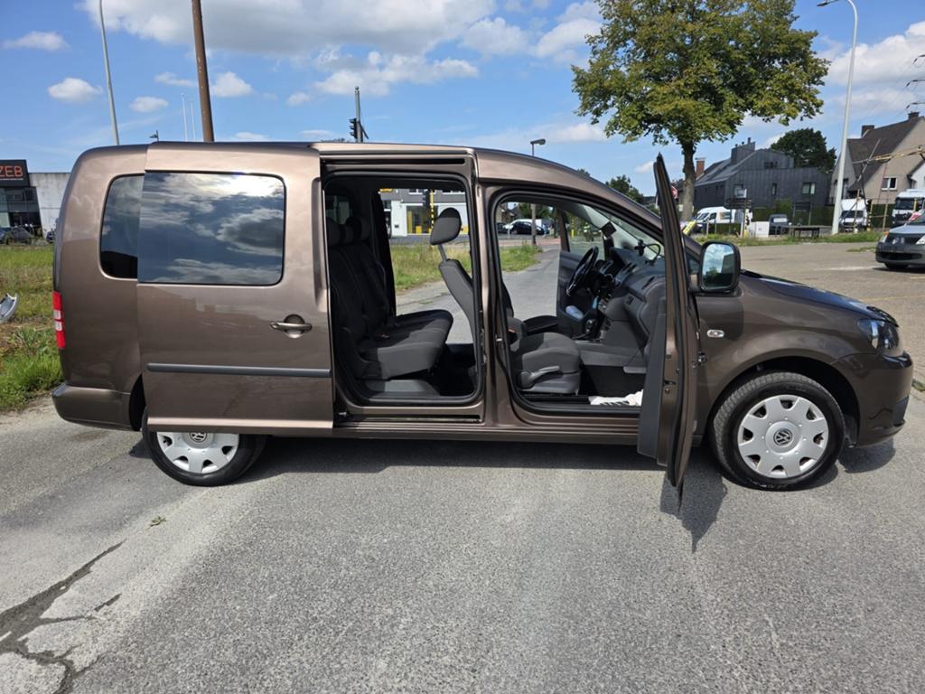 Volkswagen Caddy Maxi 1.6tdi Automatigue 7 zitplaatsen, Auto's, Bestelwagens en Lichte vracht, Automaat, Euro 5, Stof, 4 cilinders