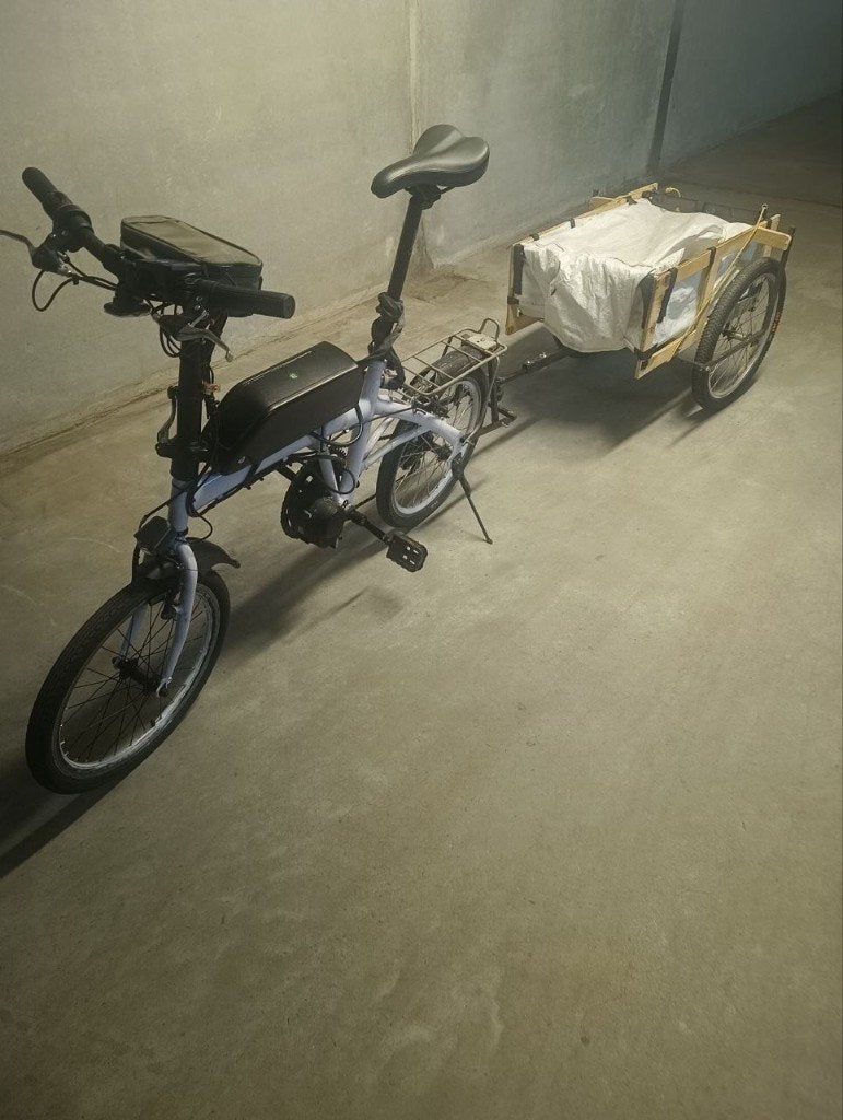 Vélo pliant électrique, Comme neuf, Enlèvement, Totalement pliable, Dahon