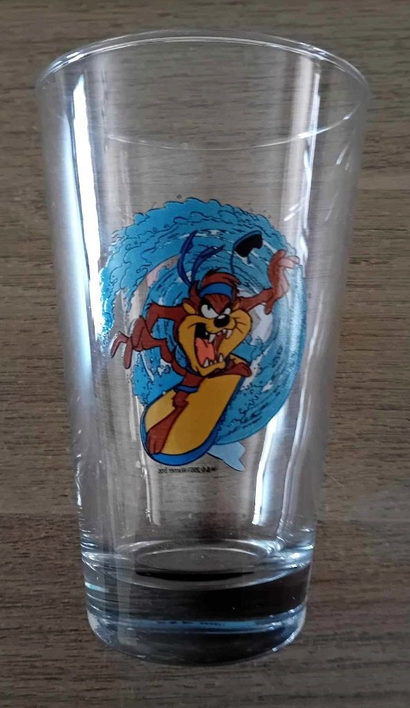 Taz ; The Tazmanian Devil glas, Verzamelen, Ophalen, Nieuw, Gebruiksvoorwerp