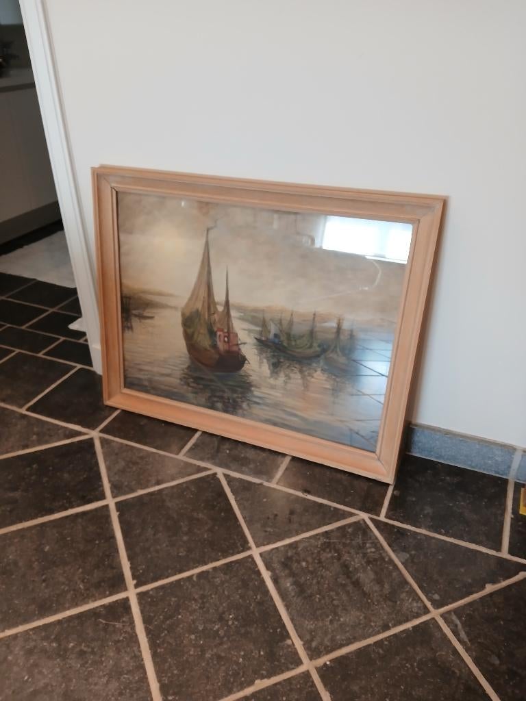 Schilderij, Ophalen, Gebruikt, Schilderij, 75 tot 100 cm
