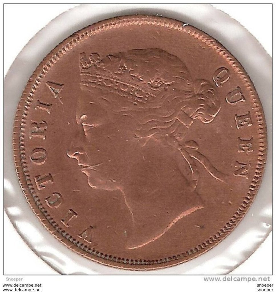 Straits settlements 1 cent 1897 km 16 vf, Timbres & Monnaies, Monnaies | Asie, Envoi, Asie du Sud Est, Monnaie en vrac