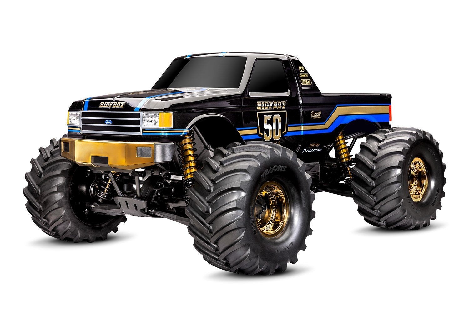 TRAXXAS BIGFOOT 50 YEAR LIMITED EDITION .1:10 NIEUW IN DOOS, Hobby en Vrije tijd, Modelbouw | Radiografisch | Auto's, Auto offroad