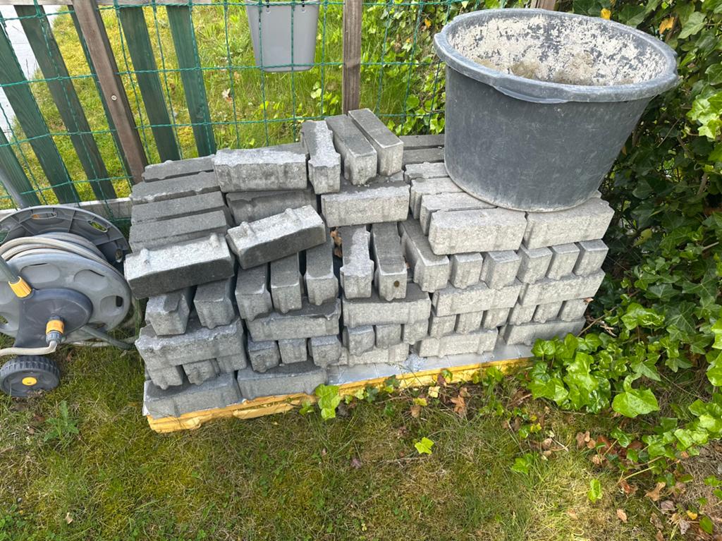 Gratis klinkers waterdoorlatend, Bricolage & Construction, Enlèvement, Neuf