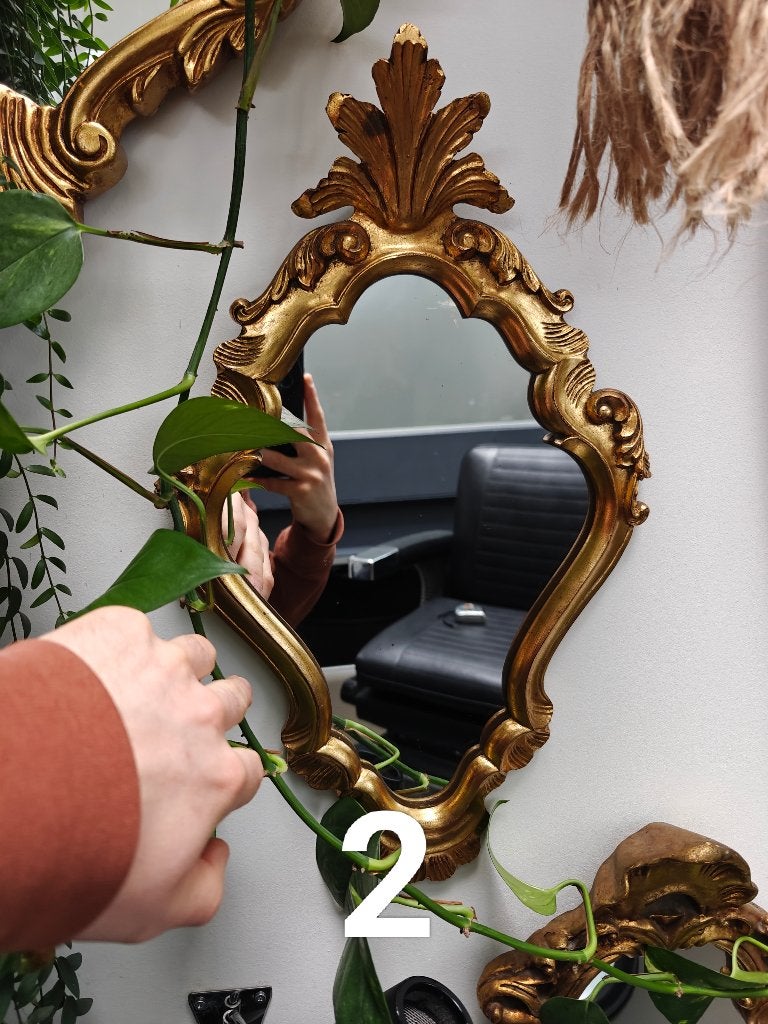 Vintage Gouden spiegels, Antiek en Kunst, Ophalen