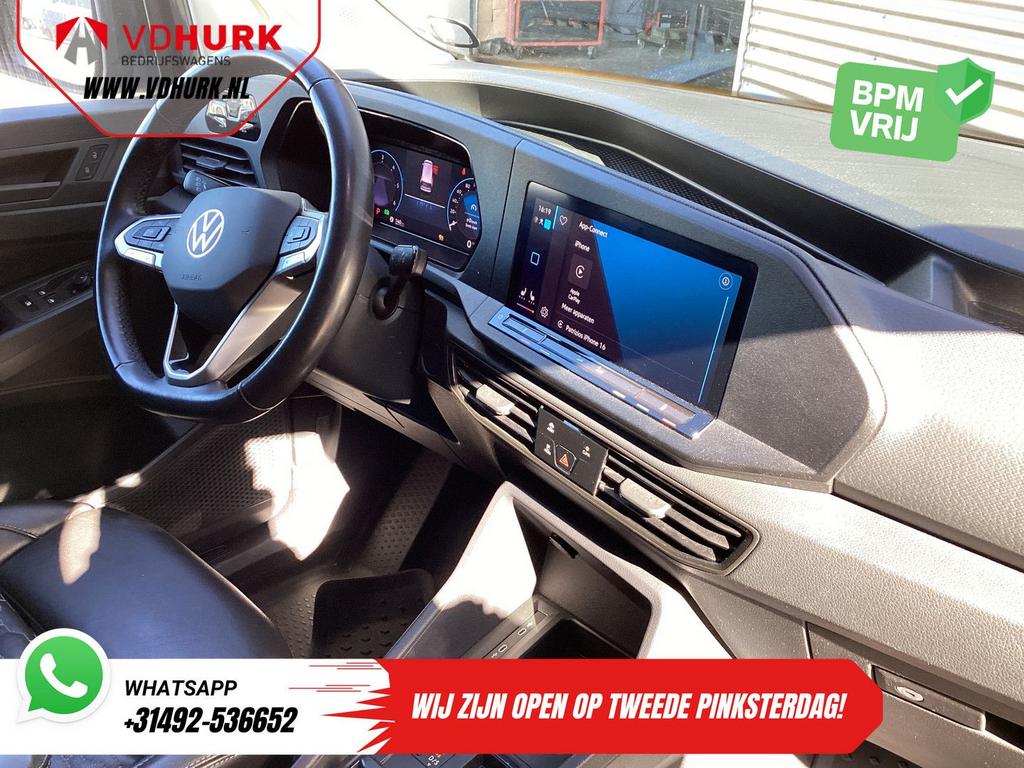 Volkswagen Caddy Cargo Maxi 2.0 TDI 125 pk DSG Aut. Black Ed, Auto's, Automaat, Parkeersensor, Zwart, Bedrijf