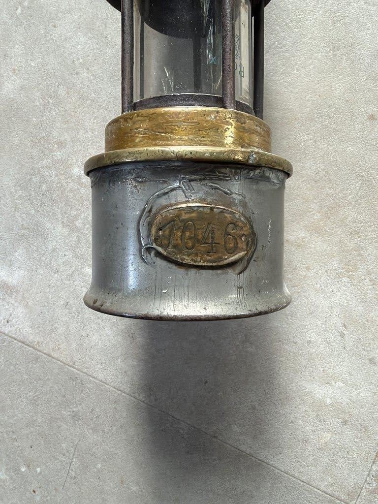 Lampe de mineur ancienne 1920-1930 Unique, Enlèvement ou Envoi