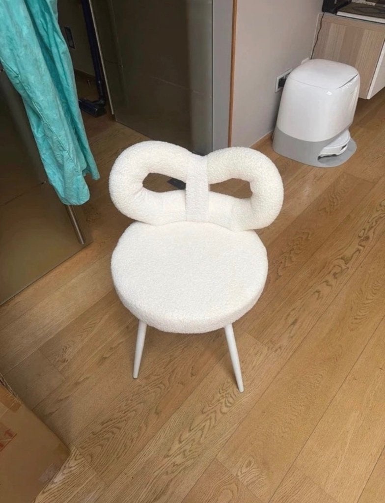 Chaise coiffeuse, Neuf, Enlèvement ou Envoi, Métal, Blanc