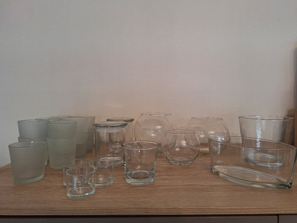 Pots en verre, Enlèvement, Comme neuf, Verre, Autres types
