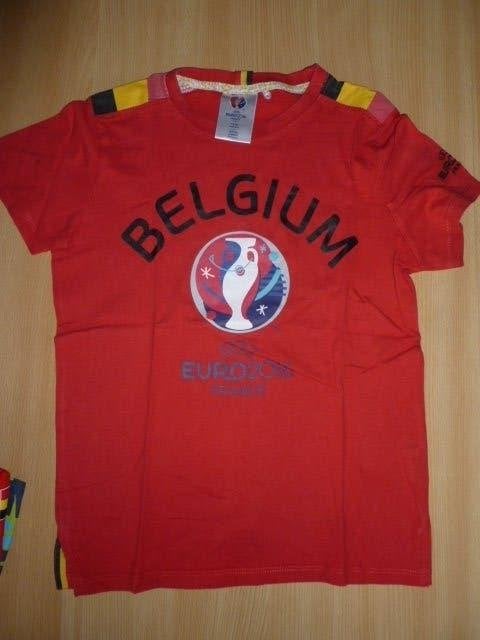 voetbal T-shirt jongen, maat 122, Kinderen en Baby's, Kinderkleding | Maat 122, Ophalen of Verzenden, Jongen