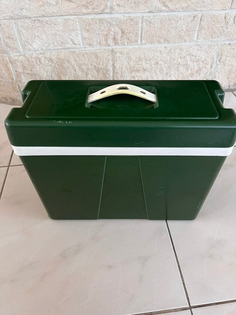 Vintage koelbox OLOT, groen. 10L *Made in Spain*, Antiek en Kunst, Ophalen of Verzenden
