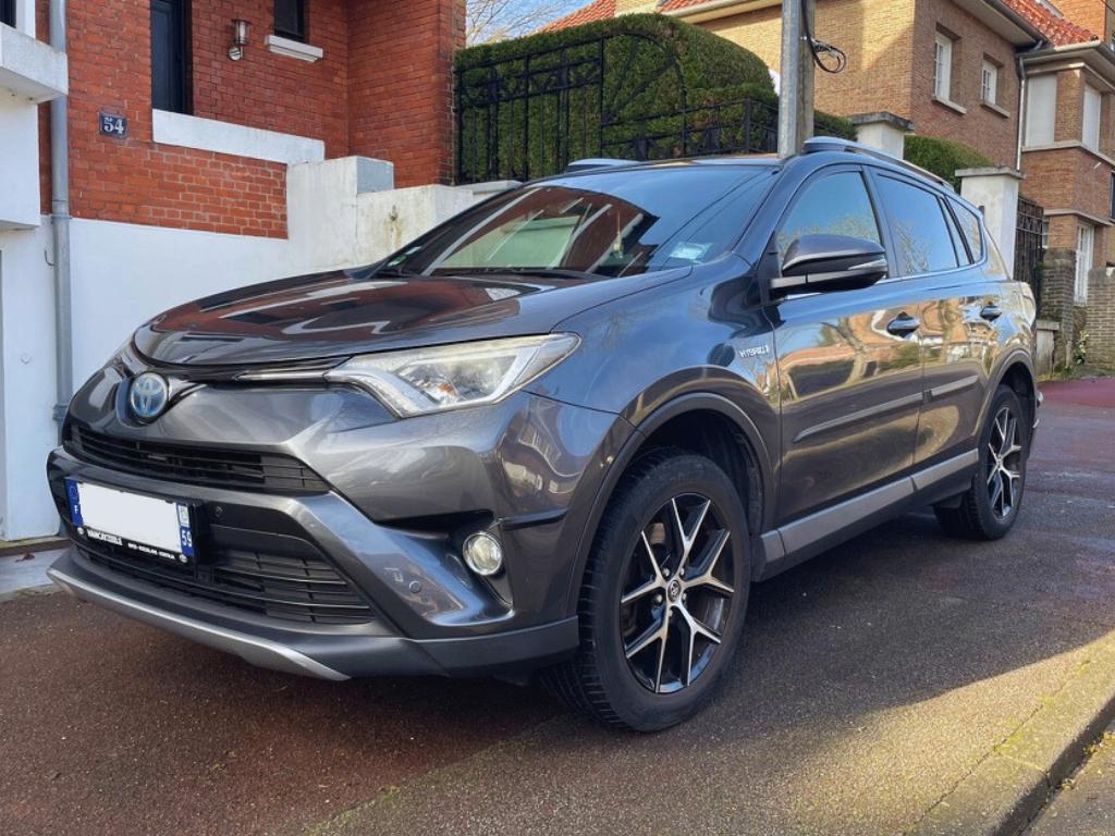 TOYOTA RAV4 2.5 - HYBRIDE - 4x4 - BOÎTE AUTO, Auto's, Toyota, Automaat, Stof, Euro 6, Blauw