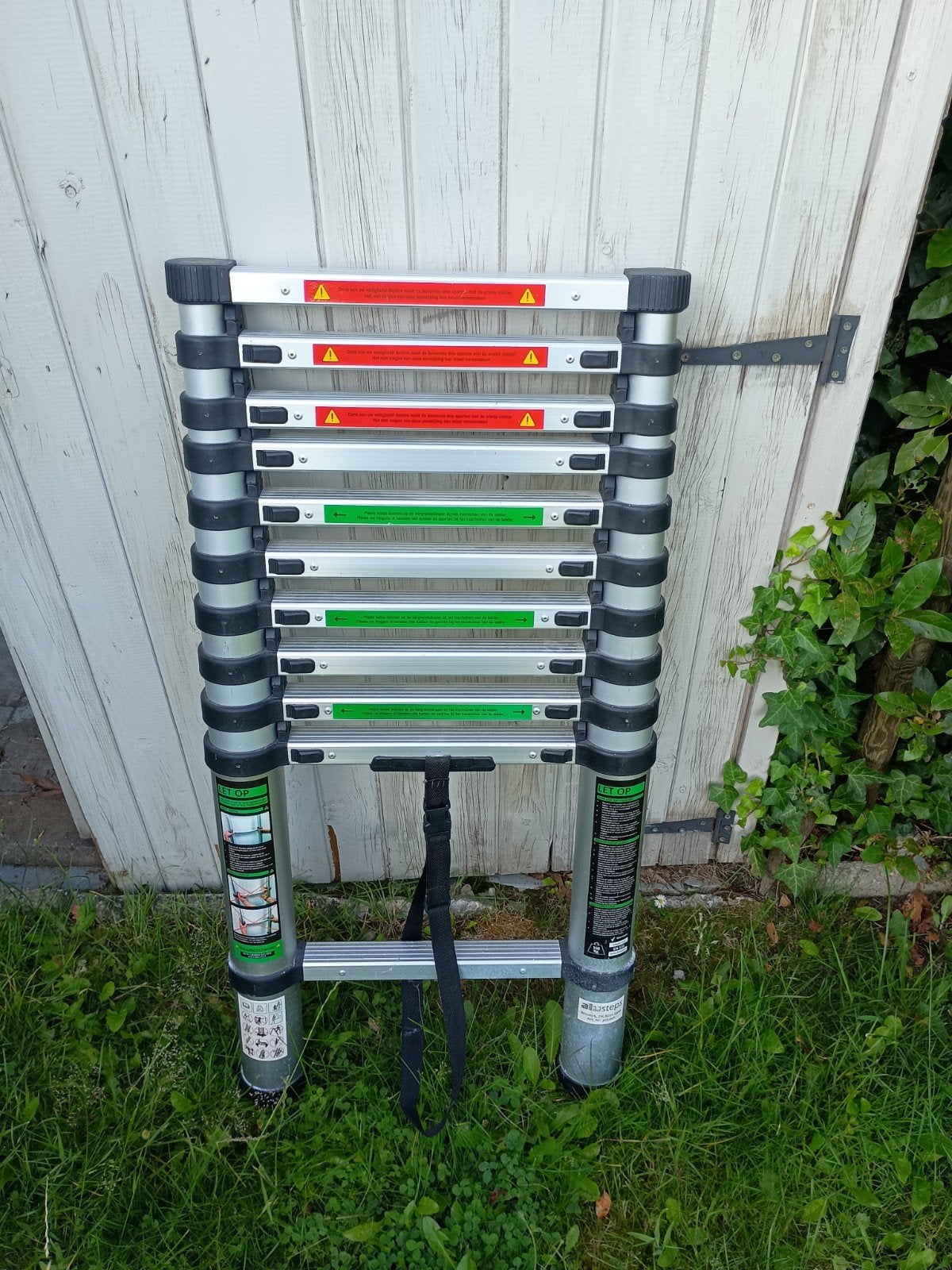 Telescopische ladder 3.10 meter, Doe-het-zelf en Bouw, Ophalen, Ladder