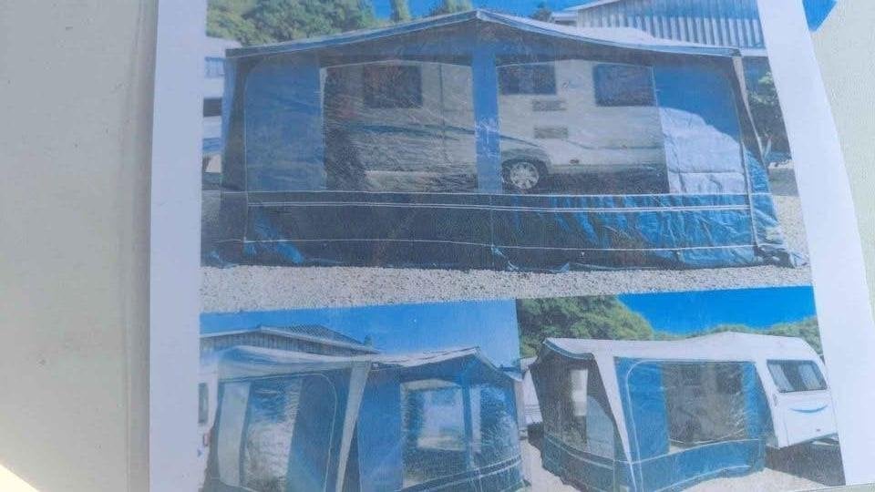 Voortent maat 11, Caravans en Kamperen, Voortenten en Luifels, Ophalen, Gebruikt