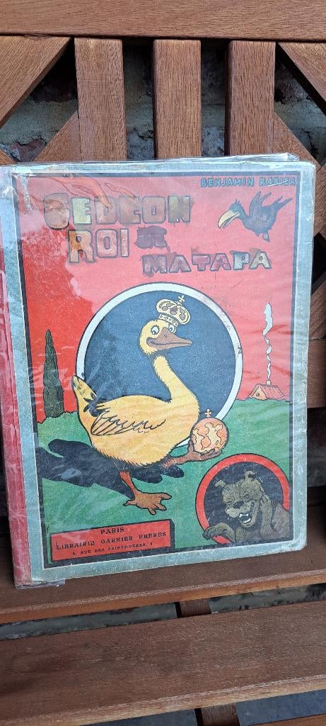 Gedeon roi de Matapa, Une BD, Enlèvement, Utilisé, Benjamin rabier
