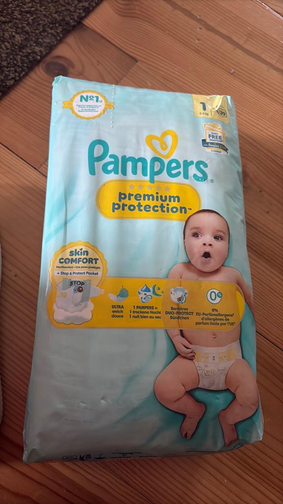Lot de pampers taille 1, Enlèvement, Comme neuf