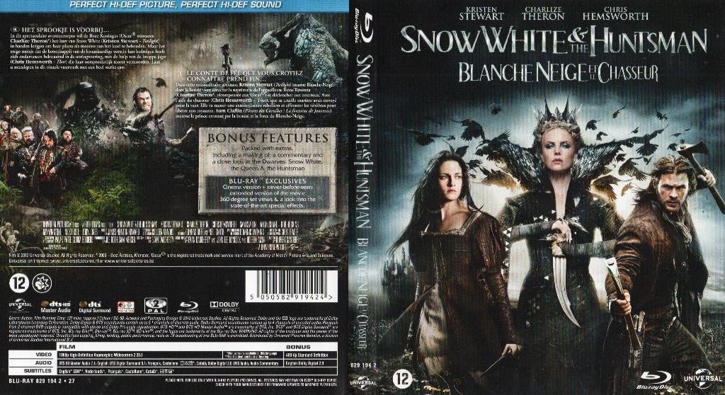 blanche neige et le chasseur (blu-ray) neuf, Enlèvement ou Envoi, Comme neuf, Science-Fiction et Fantasy