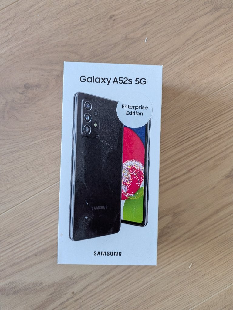 Samsung Galaxy A52S 128GB Zwart Enterprise Edition, Telecommunicatie, Mobiele telefoons | Samsung, Zwart, Nieuw, Ophalen of Verzenden