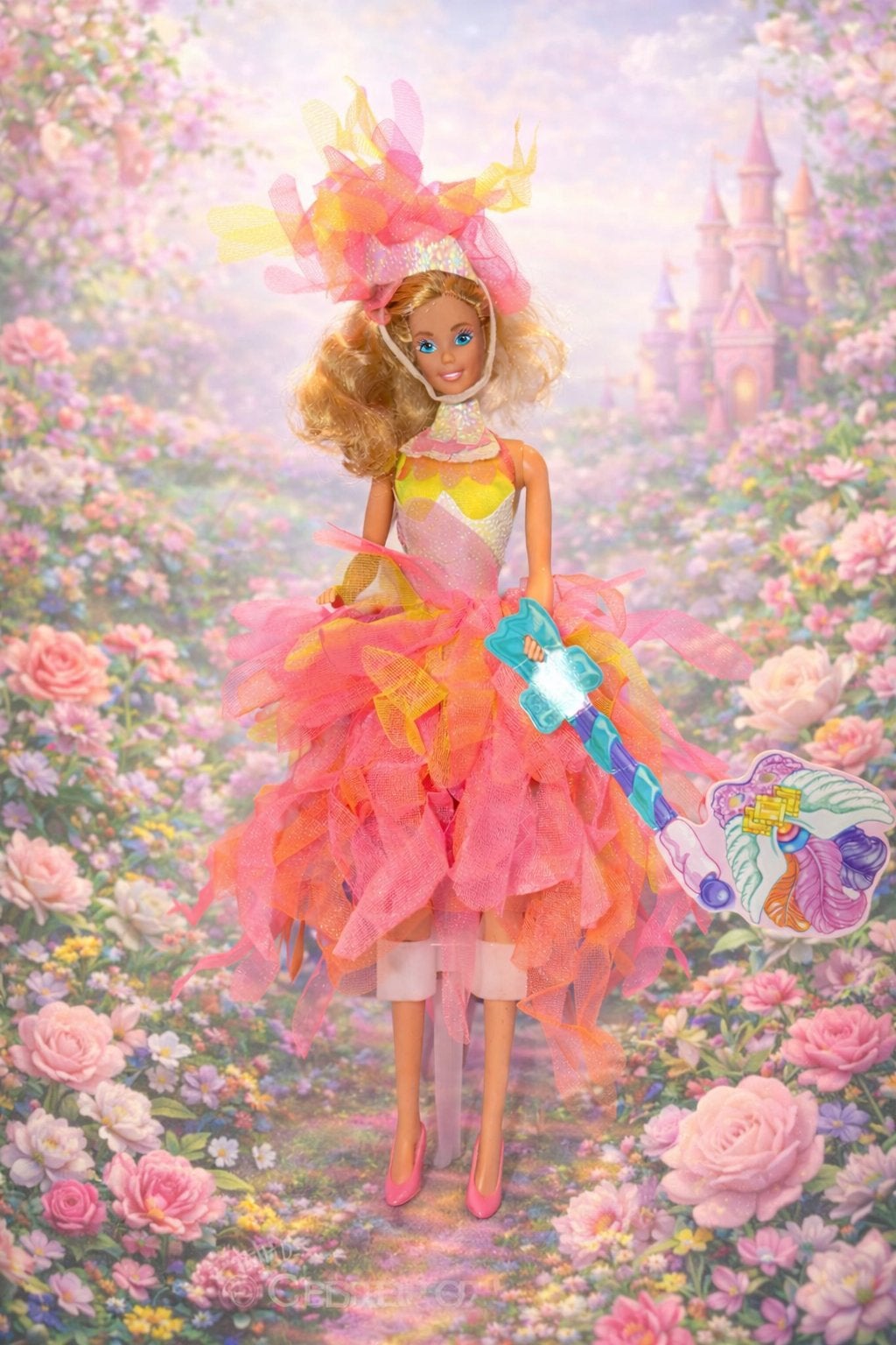 Vintage Mattel Costume Ball Barbie (1990) – Met Accessoires, Kinderen en Baby's, Ophalen of Verzenden, Gebruikt, Barbie