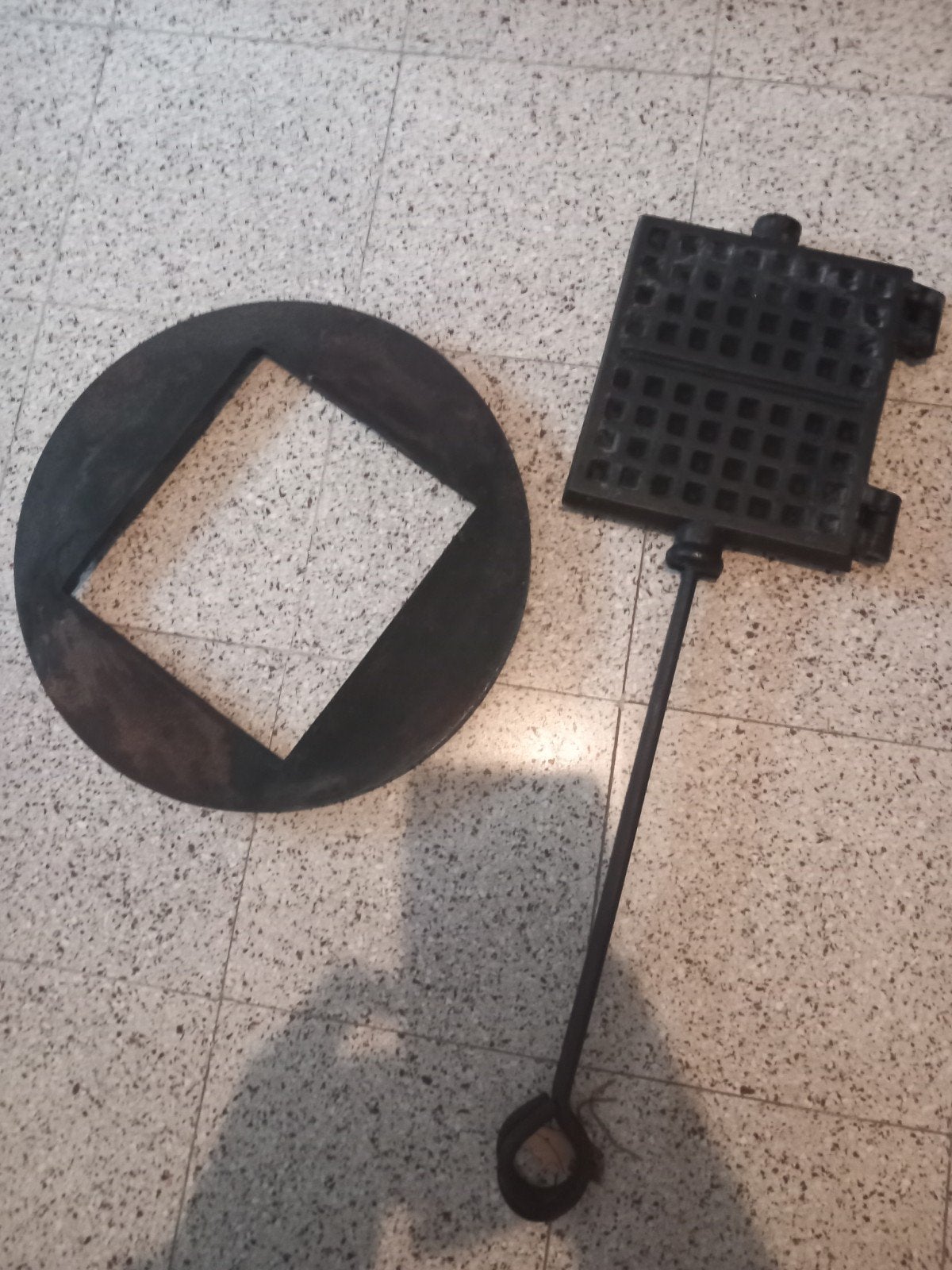 Antiek wafelijzer, Antiek en Kunst, Ophalen
