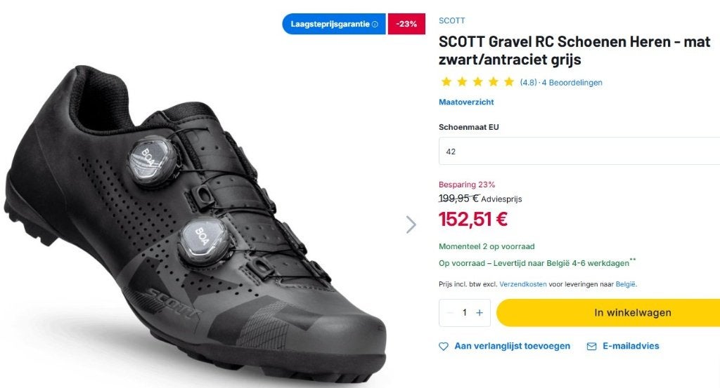 SCOTT Gravel RC Schoenen Heren, Fietsen en Brommers, Ophalen, Heren, Schoenen, Overige maten
