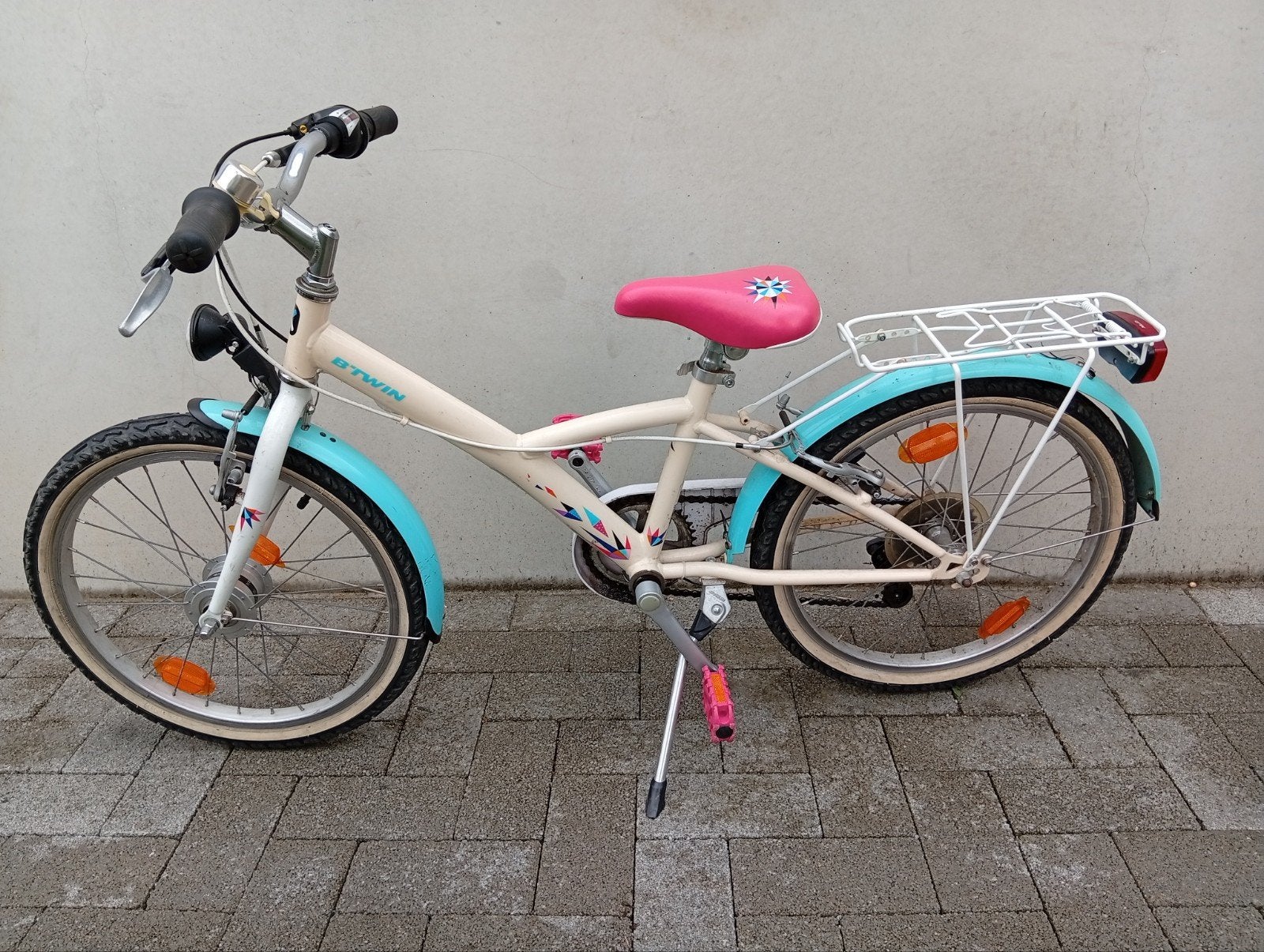 Kinderfiets - meisjesfiets Btwin Misty Girl 6speed 20inch 6v, Kinderen en Baby's, Ophalen, Gebruikt, Trapvoertuig
