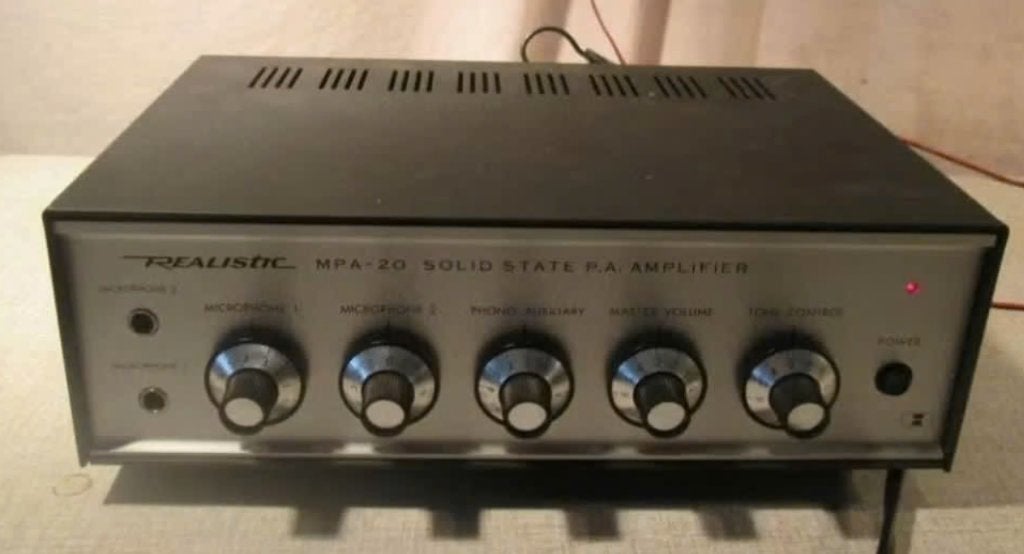 Amplificateur Realistic MPA-20 - solid stata, Enlèvement ou Envoi, Audio et Vidéo