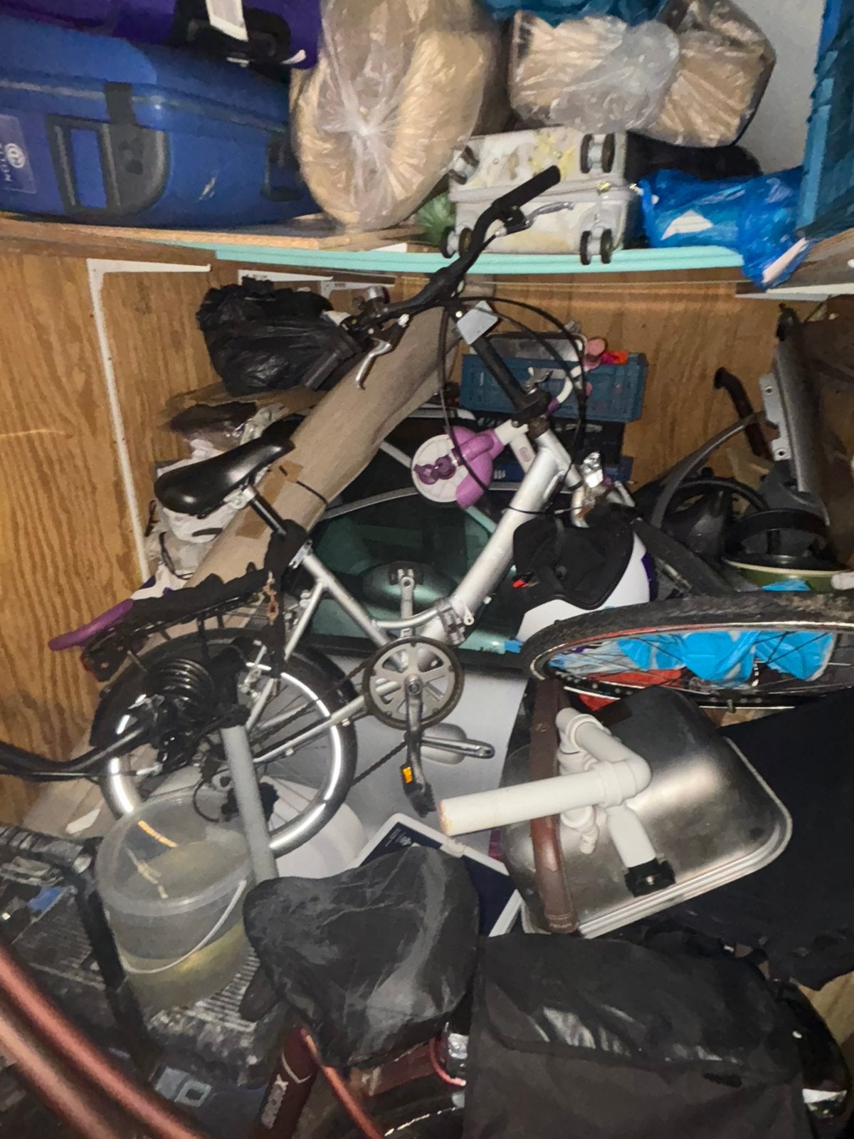 Vélo pliant argenté avec freins à disque et engrenages, Autres marques, Vitesses, Enlèvement ou Envoi, Femmes