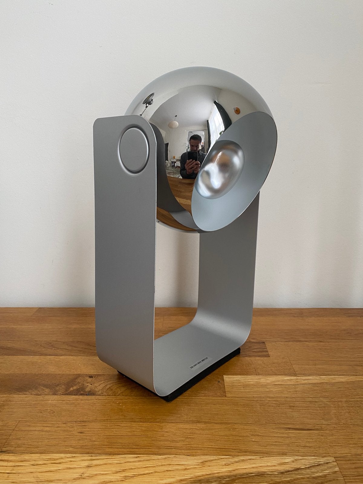 Lampe Eyeball, Massive Lighting, 1990s,  Belgique, Enlèvement, Métal, Gris, Design
