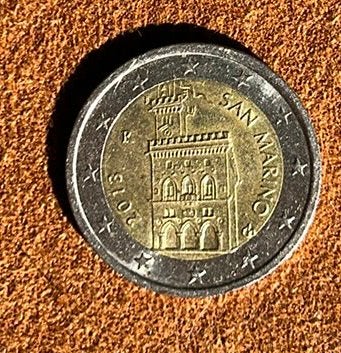 San Marino 2013 2 euro, Ophalen of Verzenden, San Marino, 2 euro