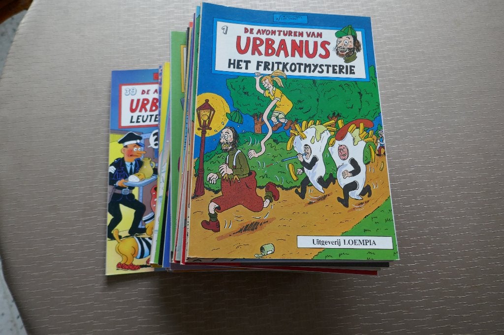 Strips van Urbanus, Enlèvement, Utilisé