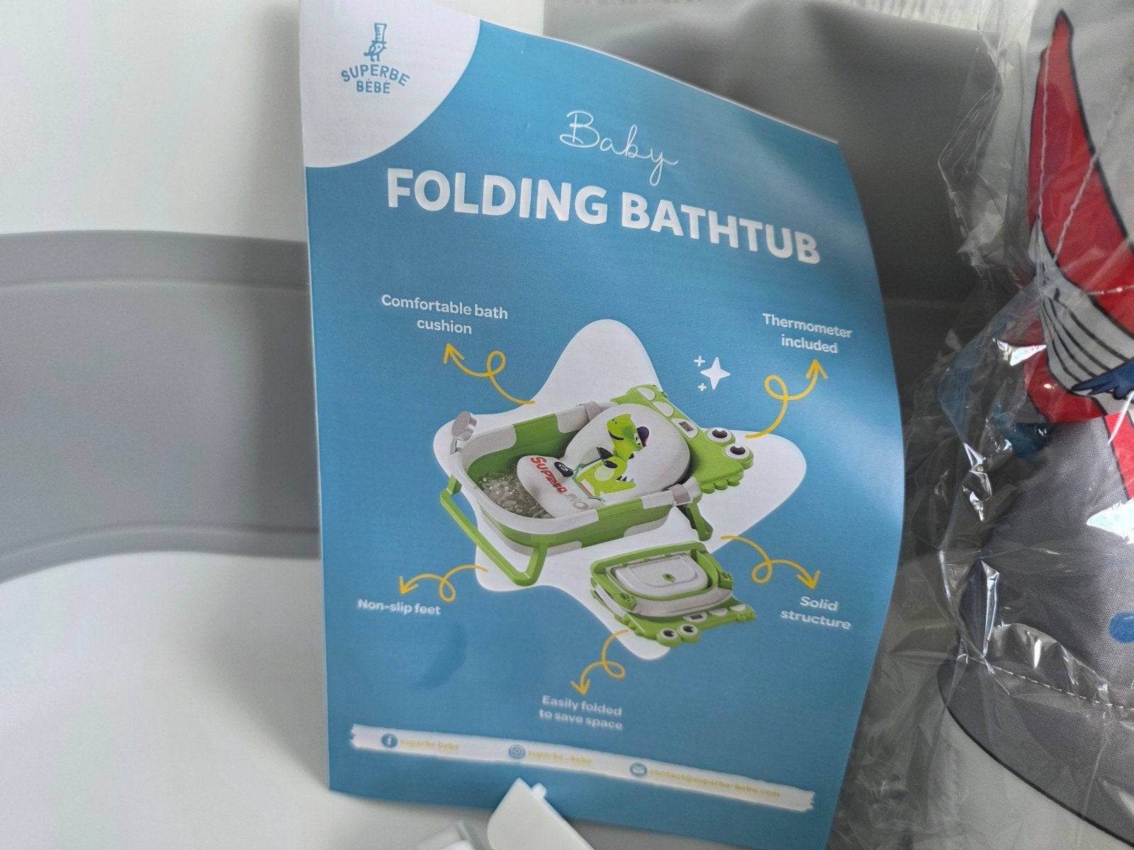 Baignoire pliant pour bébé, Enlèvement ou Envoi, Baignoire