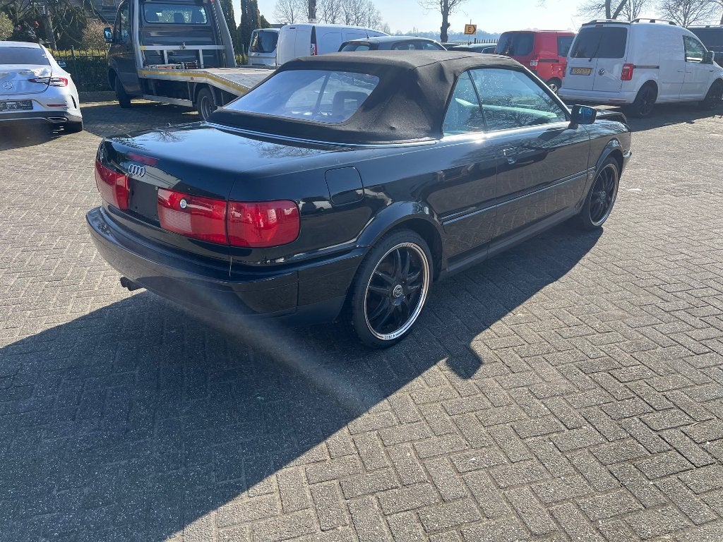 AUDI 80 2.8 CABRIO AUTOMAAT.   44000 miles. schadeauto, Cabriolet, Zwart, Leder, Bedrijf