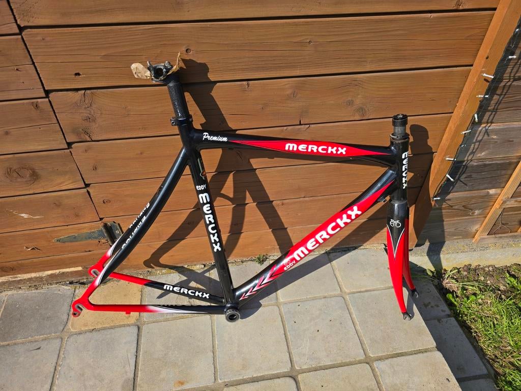 Cadre Eddy Merckx 54cc - 58CT, 53 à 57 cm, Enlèvement ou Envoi, Comme neuf, Aluminium