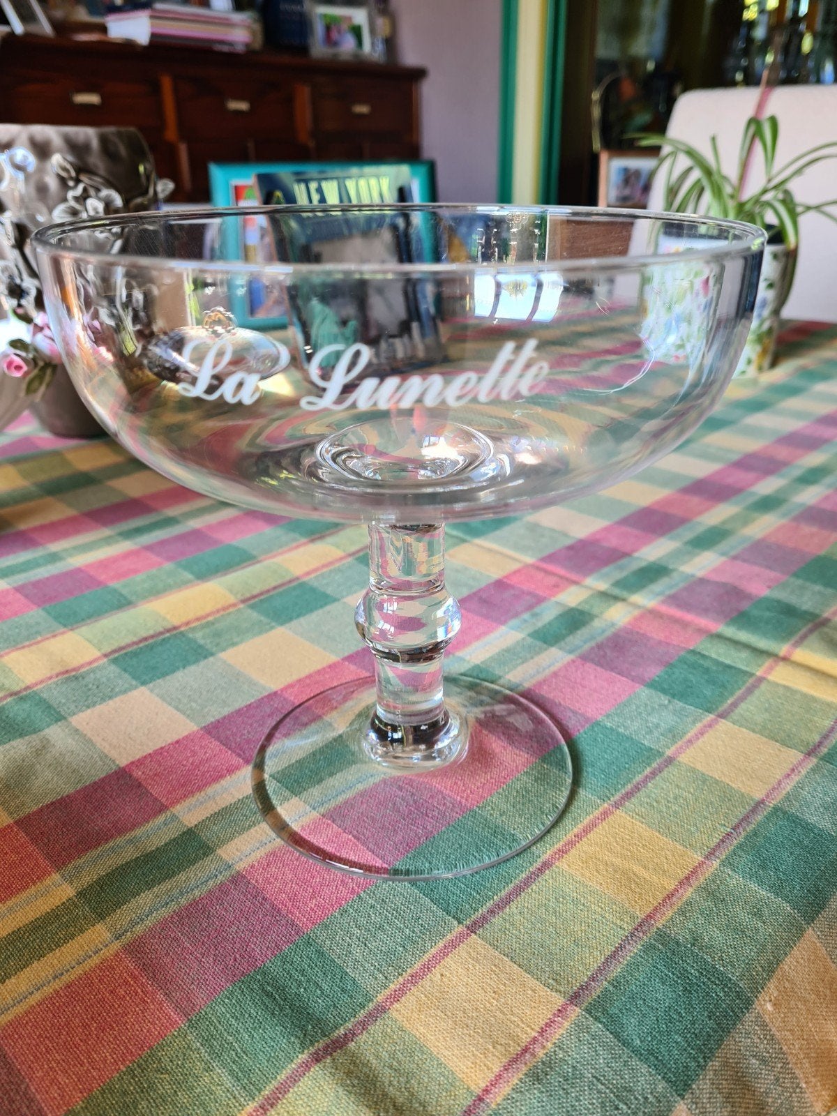 Coupe en verre La Lunette., Enlèvement ou Envoi