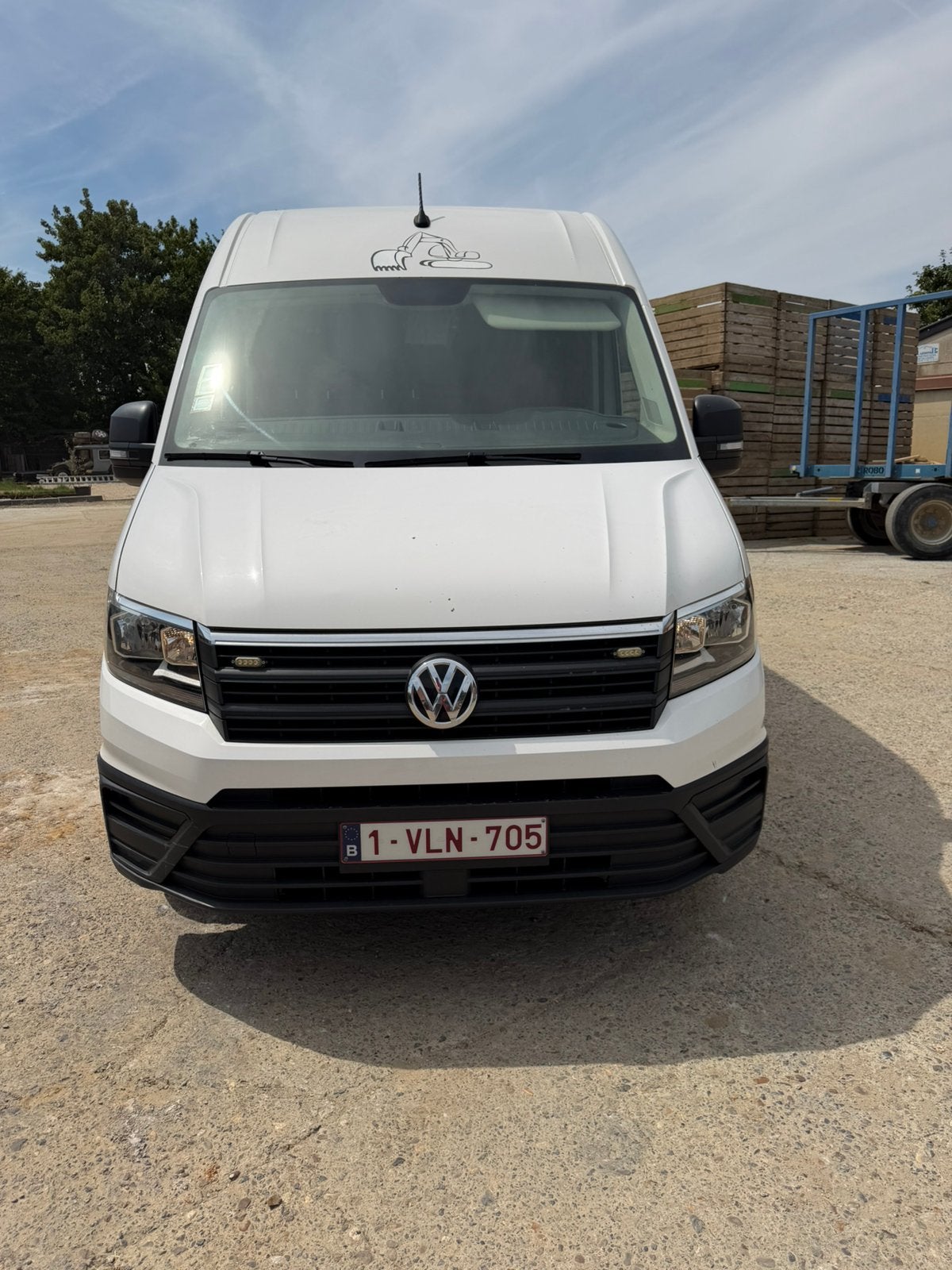 Volkswagen Crafter 2.0 TDI 170 DSG – 2018 – 143 965 km, Auto's, 4 deurs, Stof, Zwart, Volkswagen
