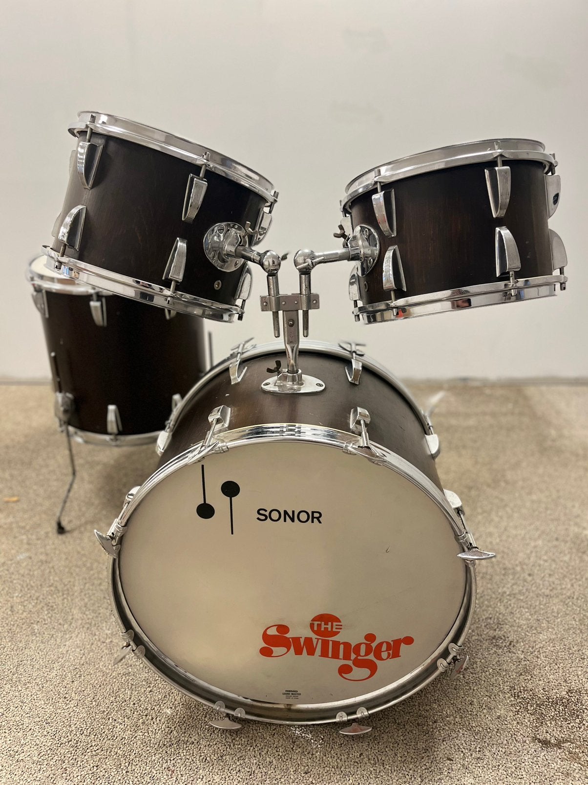 Kit de batterie Vintage Sonor « Swinger » — vers 1970, Enlèvement, Utilisé, Sorento