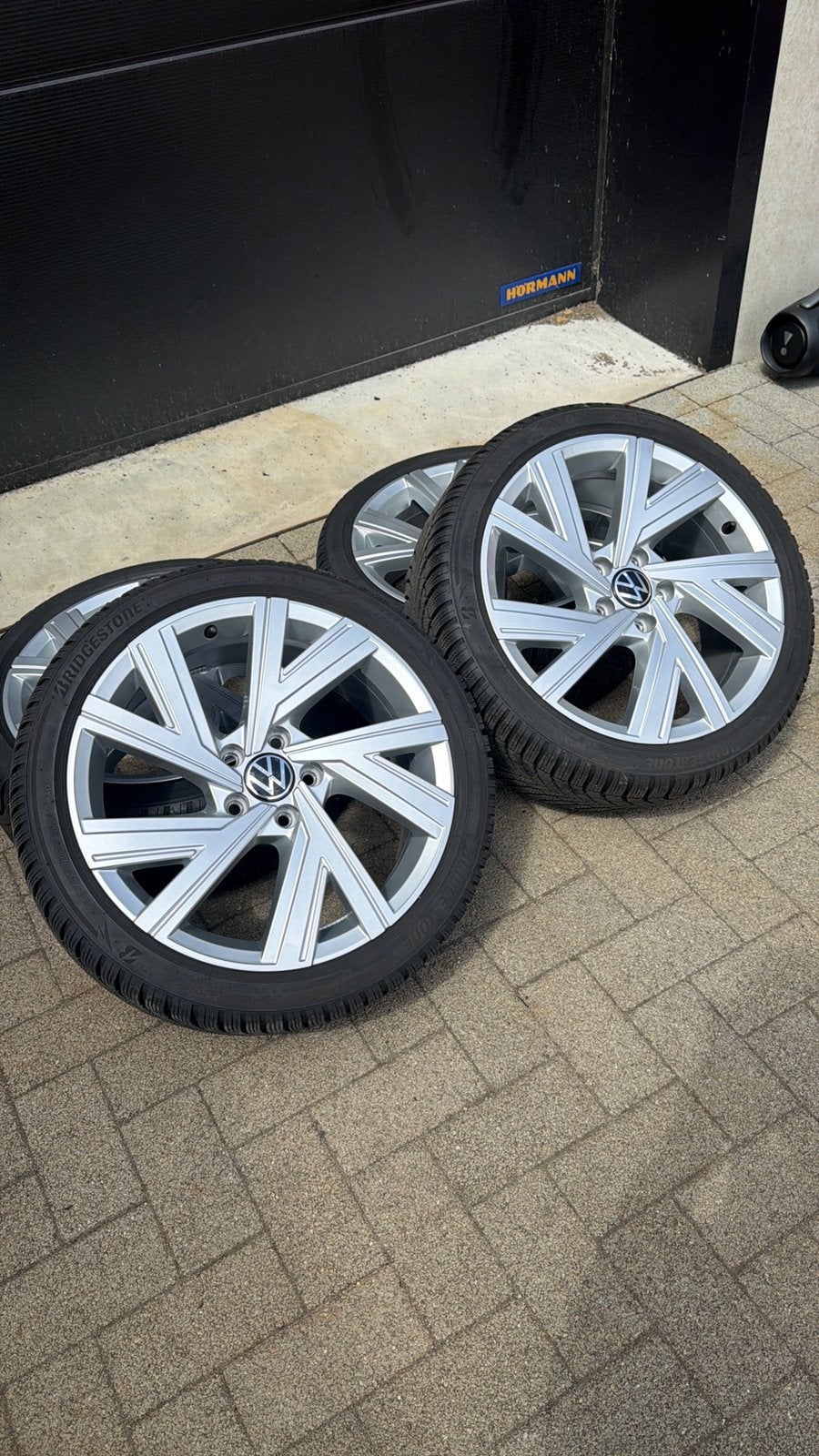 Originele Volkswagen Bergamo velgen, Auto-onderdelen, Banden en Velgen, Ophalen, 18 inch, Winterbanden, Velg(en)