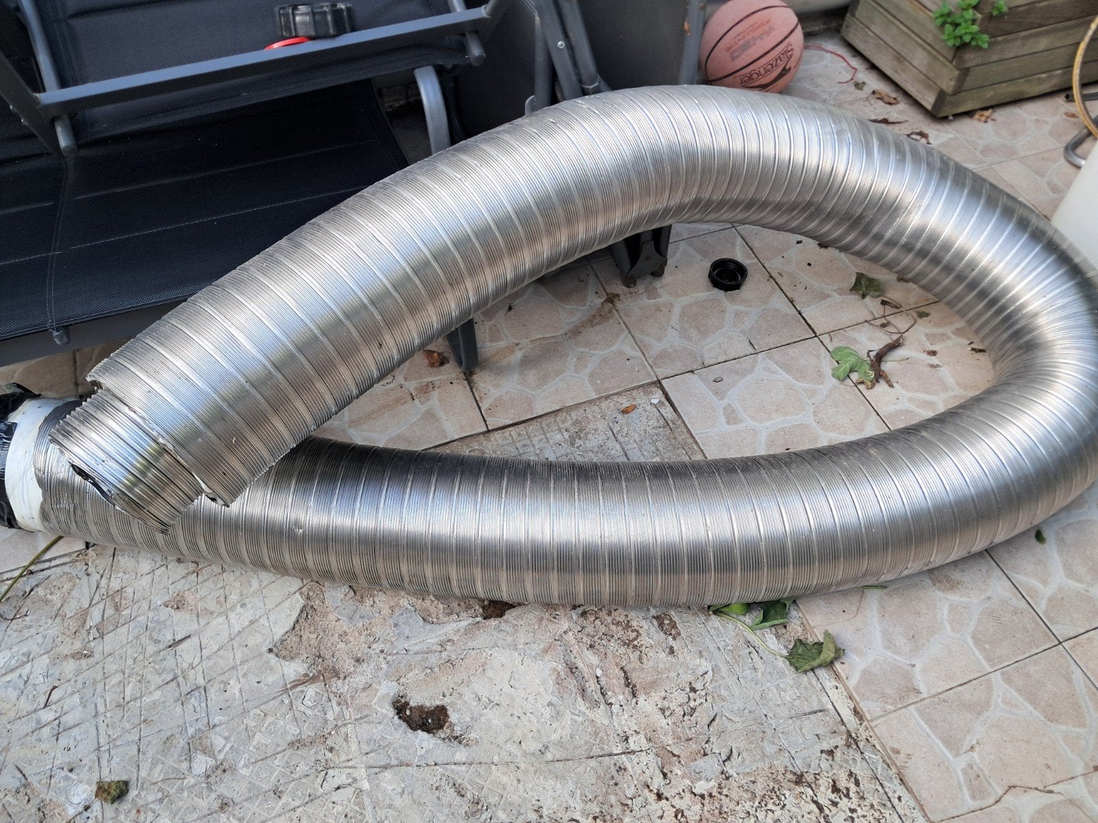 inox  double parois 4m diamètre 150, Bricolage & Construction, Inox