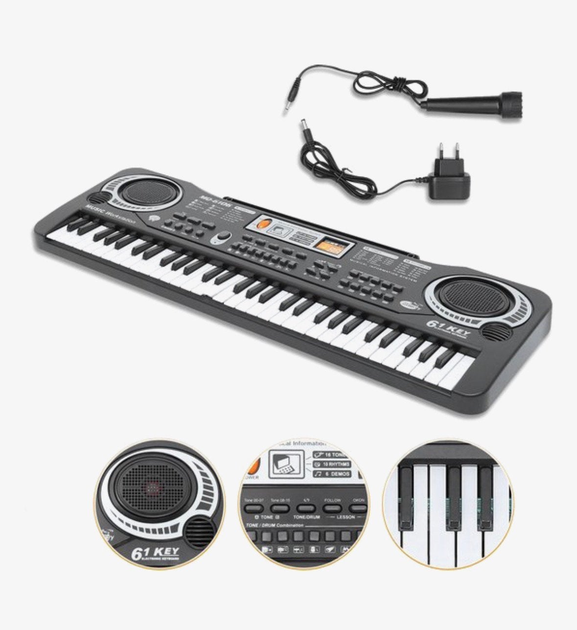 Piano Keyboard, Muziek en Instrumenten, Ophalen, Zo goed als nieuw, 61 toetsen