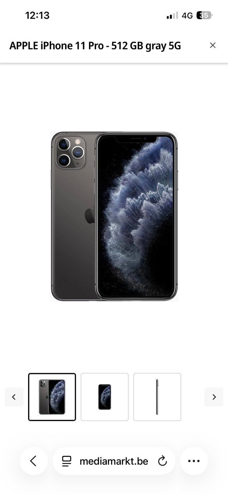 iPhone 11 Pro 256 Go gris anthracite, Enlèvement ou Envoi, Comme neuf