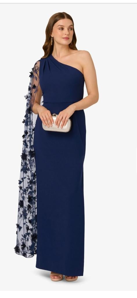 Galakleed Adrianna Papell, Kleding | Dames, Gelegenheidskleding, Maat 38/40 (M), Galajurk, Blauw, Nieuw