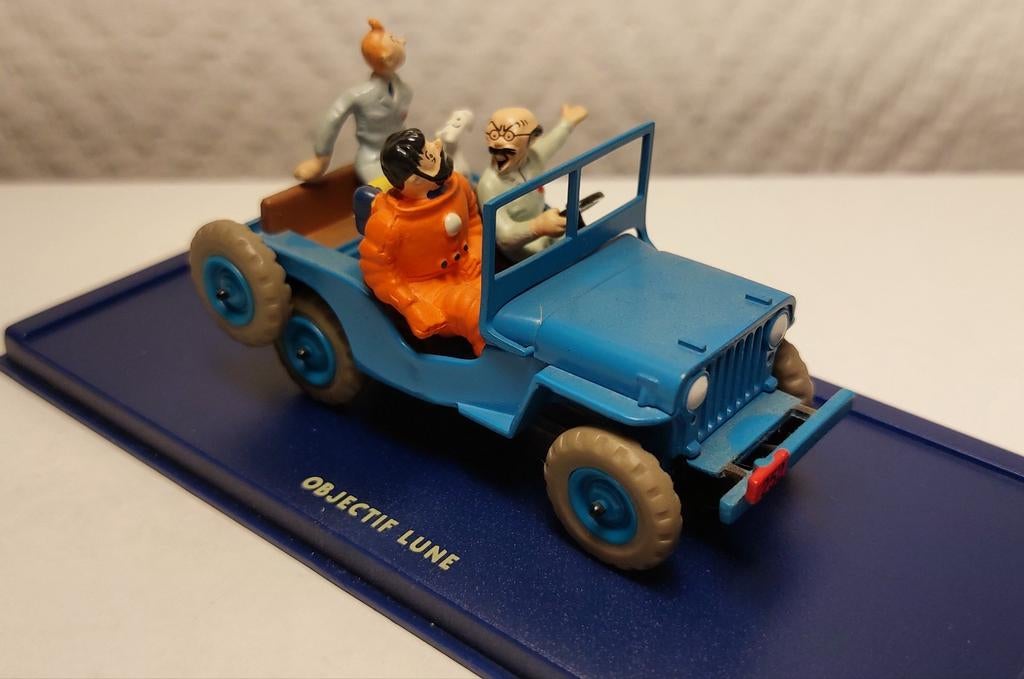 KUIFJE Atlas auto 1/43 'De Jeep - 1946', Hobby en Vrije tijd, Ophalen, Gebruikt, Auto, Overige merken