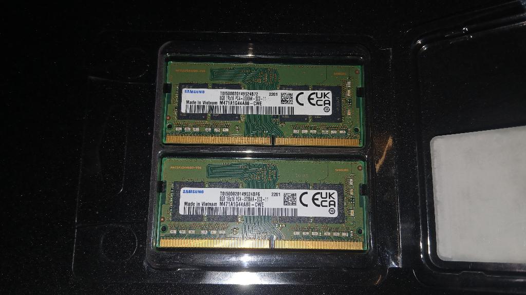 Samsung DDR4 16GB (2x 8GB RAM) 3200 MHz, Computers en Software, Ophalen, DDR4, Nieuw, Laptop
