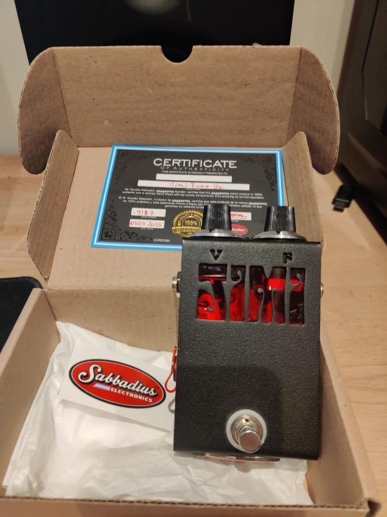 Sabbadius Jimi V2 Fuzz, Musique & Instruments, Enlèvement ou Envoi, Neuf, Distortion, Overdrive ou Fuzz