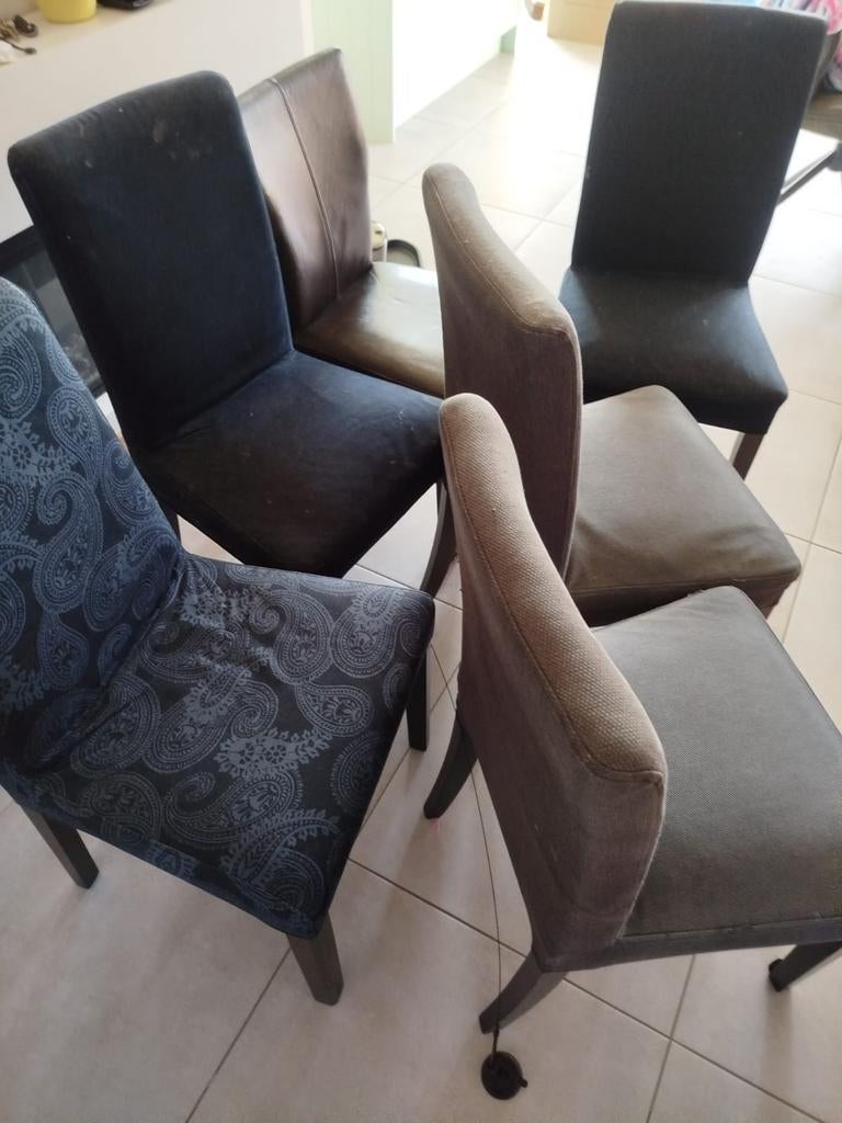 Gratis 6 ikea stoelen, Huis en Inrichting, Stoelen, Ophalen